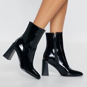 Nasty Gal Patent Boots